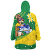 Australia Snug Hoodie Australia Day Kangaroo Green Gold Spirit 26 January Holiday