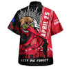 Essendon Hawaiian Shirt Anzac Day Lest We Forget Memorial
