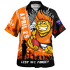 GWS GIANTS Hawaiian Shirt Anzac Day Lest We Forget Memorial