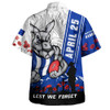 North Melbourne Hawaiian Shirt Anzac Day Lest We Forget Memorial