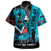 Port Adelaide Hawaiian Shirt Anzac Day Lest We Forget Memorial