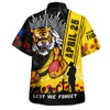 Richmond Hawaiian Shirt Anzac Day Lest We Forget Memorial