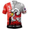 Sydney Swans Polo Shirt Anzac Day Lest We Forget Memorial