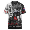 Collingwood T-Shirt Anzac Day Lest We Forget Memorial
