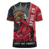 Essendon T-Shirt Anzac Day Lest We Forget Memorial