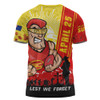 Gold Coast SUNS T-Shirt Anzac Day Lest We Forget Memorial