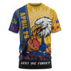 West Coast Eagles T-Shirt Anzac Day Lest We Forget Memorial