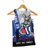North Melbourne Men Singlet Anzac Day Lest We Forget Memorial