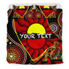 [Custom] Australia Bedding Set - Australia Aboriginal Dots With Didgeridoo