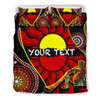 [Custom] Australia Bedding Set - Australia Aboriginal Dots With Didgeridoo