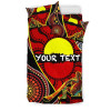 [Custom] Australia Bedding Set - Australia Aboriginal Dots With Didgeridoo