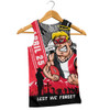 St Kilda Men Singlet Anzac Day Lest We Forget Memorial