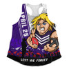 Fremantle Women Racerback Singlet Anzac Day Lest We Forget Memorial