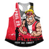 St Kilda Women Racerback Singlet Anzac Day Lest We Forget Memorial