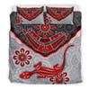 Australia Aboriginal Bedding Set - Indigenous Boomerang and Lizard Art