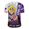Fremantle Rugby Jersey Anzac Day Lest We Forget Memorial