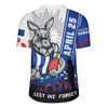 North Melbourne Rugby Jersey Anzac Day Lest We Forget Memorial