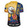 West Coast Eagles Rugby Jersey Anzac Day Lest We Forget Memorial