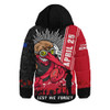 Essendon Hooded Padded Jacket Anzac Day Lest We Forget Memorial