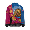 Brisbane Lions Padded Jacket Anzac Day Lest We Forget Memorial