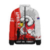 Sydney Swans Padded Jacket Anzac Day Lest We Forget Memorial