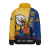 West Coast Eagles Padded Jacket Anzac Day Lest We Forget Memorial
