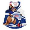 Australia Women Racerback Singlet Australia Day Aussie Kangaroo Pride Holiday