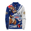 Australia Long Sleeve Polo Shirt Australia Day Aussie Kangaroo Pride Holiday