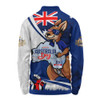 Australia Long Sleeve Polo Shirt Australia Day Aussie Kangaroo Pride Holiday