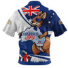 Australia Zip Polo Shirt Australia Day Aussie Kangaroo Pride Holiday