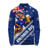 Australia Long Sleeve Polo Shirt Australia Day Kangaroo Beer Spirit Of Celebration