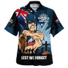 Carlton Hawaiian Shirt ANZAC Day Honour And Football Legacy