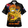 GWS GIANTS Hawaiian Shirt ANZAC Day Honour And Football Legacy