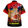 Gold Coast SUNS Hawaiian Shirt ANZAC Day Honour And Football Legacy