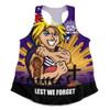 Fremantle Women Racerback Singlet ANZAC Day Honour And Football Legacy