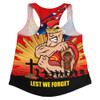Gold Coast SUNS Women Racerback Singlet ANZAC Day Honour And Football Legacy