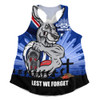North Melbourne Women Racerback Singlet ANZAC Day Honour And Football Legacy