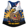 West Coast Eagles Women Racerback Singlet ANZAC Day Honour And Football Legacy