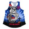 Western Bulldogs Women Racerback Singlet ANZAC Day Honour And Football Legacy