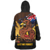 Hawthorn Snug Hoodie ANZAC Day Honour And Football Legacy