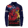 Melbourne Long Sleeve Polo Shirt ANZAC Day Honour And Football Legacy