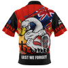 Sydney Swans Zip Polo Shirt ANZAC Day Honour And Football Legacy