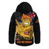 GWS GIANTS Hooded Padded Jacket ANZAC Day Honour And Football Legacy