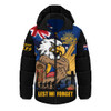 West Coast Eagles Hooded Padded Jacket ANZAC Day Honour And Football Legacy