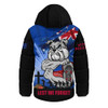 Western Bulldogs Hooded Padded Jacket ANZAC Day Honour And Football Legacy