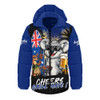 Australia Hooded Padded Jacket Australia Day Coastal BBQ Beer Summer Vibes