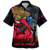Essendon Hawaiian Shirt ANZAC Inspired Football Fan Memorial Design