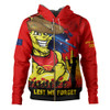 Gold Coast SUNS Hoodie ANZAC Inspired Football Fan Memorial Design