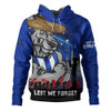 North Melbourne Hoodie ANZAC Inspired Football Fan Memorial Design