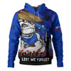 Western Bulldogs Hoodie ANZAC Inspired Football Fan Memorial Design